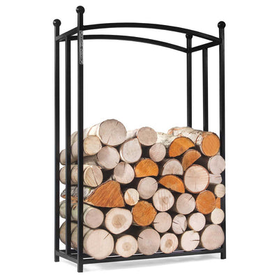 Kaminholzregal „BERRY“, Kaminholzregal Metall, Kaminholzregal außen freistehend,  Handgemachte Qualität