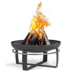 Feuerschale, Feuerschale Garten, Feuerschale 80 cm, große Feuerschale, Feuerschale Hoch, aus Stahl, Cook King VIKING, 1
